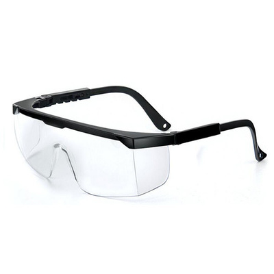 Eyewear Black Frame/Clear Lens With Side Window