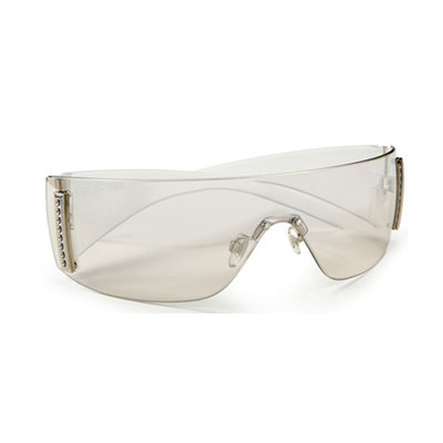 Glasses Feminine Rhinestone With Silver Lens
