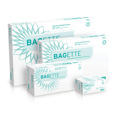 Bagette 7-1/2 X 13 (100) Self-Sealing Ster Pouch