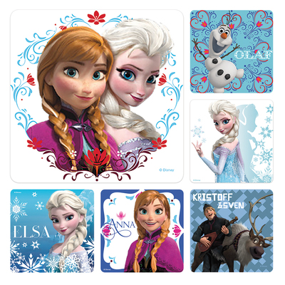 Sticker Disney Frozen Assorted 2.5x2.5 Roll/100