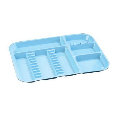 Tray Divided Size B Blue 