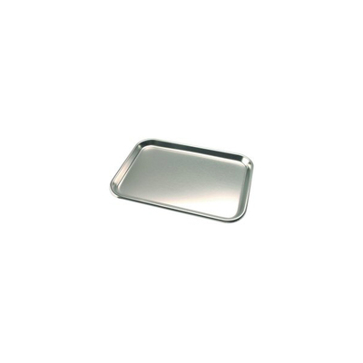 Tray 13.5" X 9.5" X .75" Stainless Steel