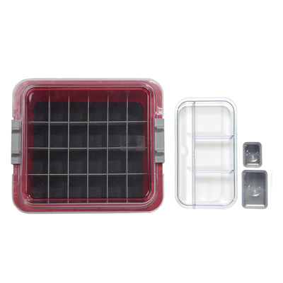 Tub - Red Complete Pkg With Inserts/Cups/Cover/Slide Tray