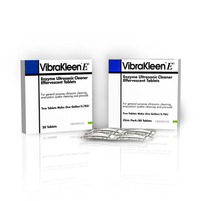 Vibrakleen E2 Tablets Bx/20 Enzyme Ultrasonic Cleaner