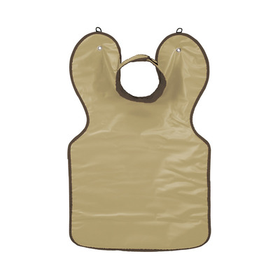 Lead Apron Adult Beige With Attached Thyroid Collar