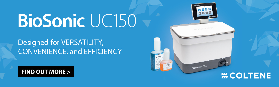 Coltene BioSonic UC150 – Designed for versatility, convenience and efficiency.