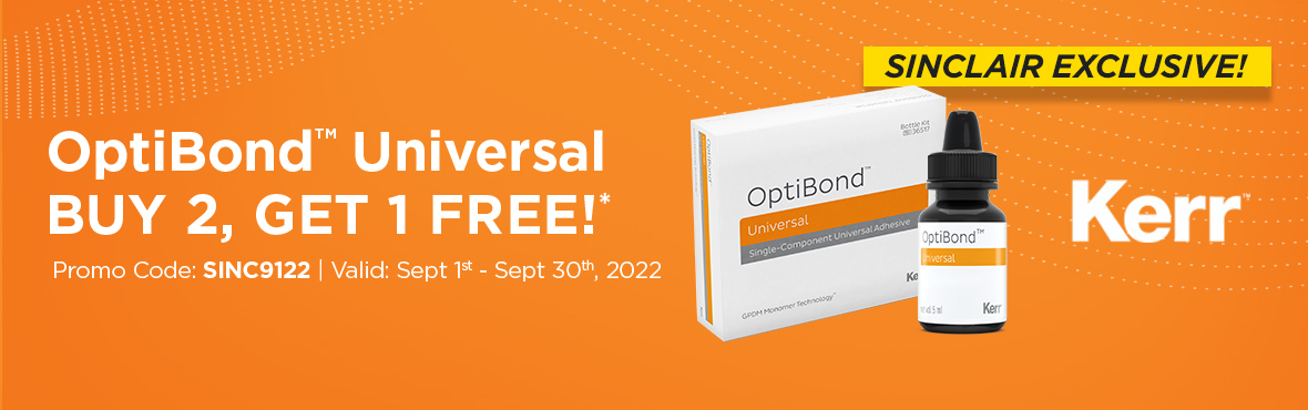 OptiBond Universal - Buy 2, get 1 FREE!