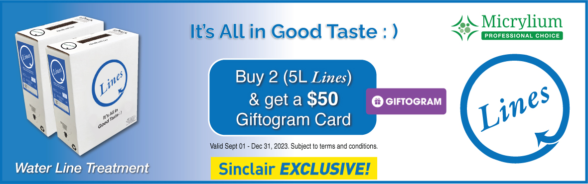Buy 2 (5L Lines) & get a $50 Giftogram Card