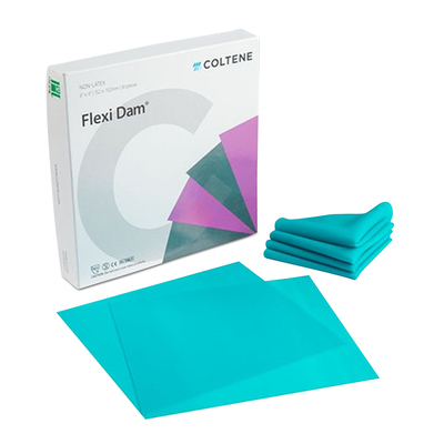 Flexi Dam 6x6 Non-Latex Medium / Teal Green (Box of 30) (Hygenic)