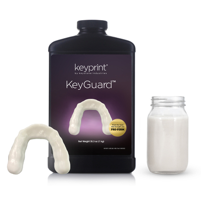KeyGuard White 1 kg Resin For Mouthguards